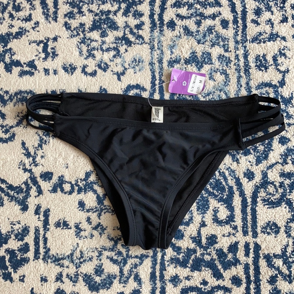Black bikini bottom